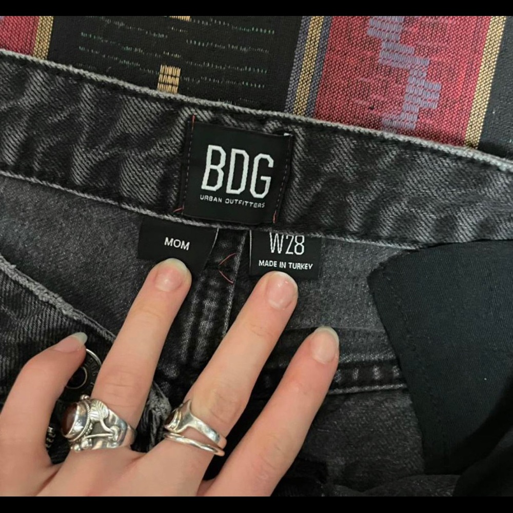 BDG black mom jeans